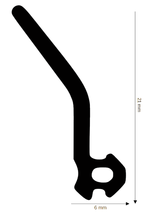 Dichtung für Kunststoff / Aluminium DH R-760