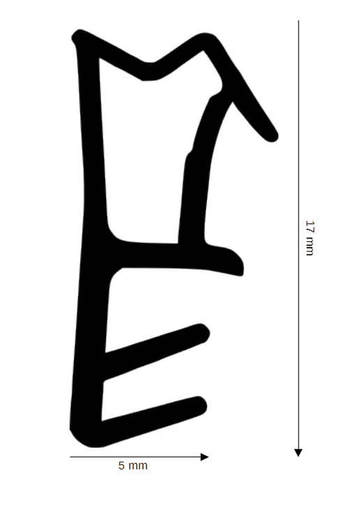 Dichtung für Holzelemente DH RF 11