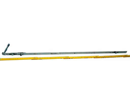 Siegenia - AUBI Mittelverschluss unten, 2 Pilzzapfen, Auflaufrollen, TEUR, 840 mm