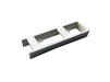 AUBI Abdeckkappe EK221, für Eckband Montageteil, 37x10x5mm, weiß